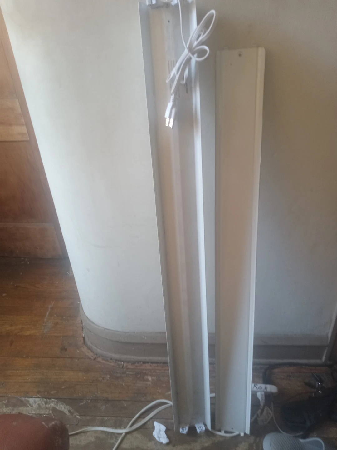 White Fluorescent Light Fixture