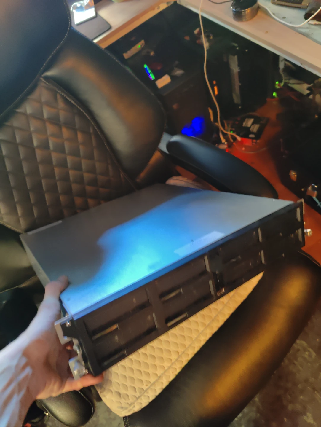 Rackmount Server wiith Hard Drives setup ready to go