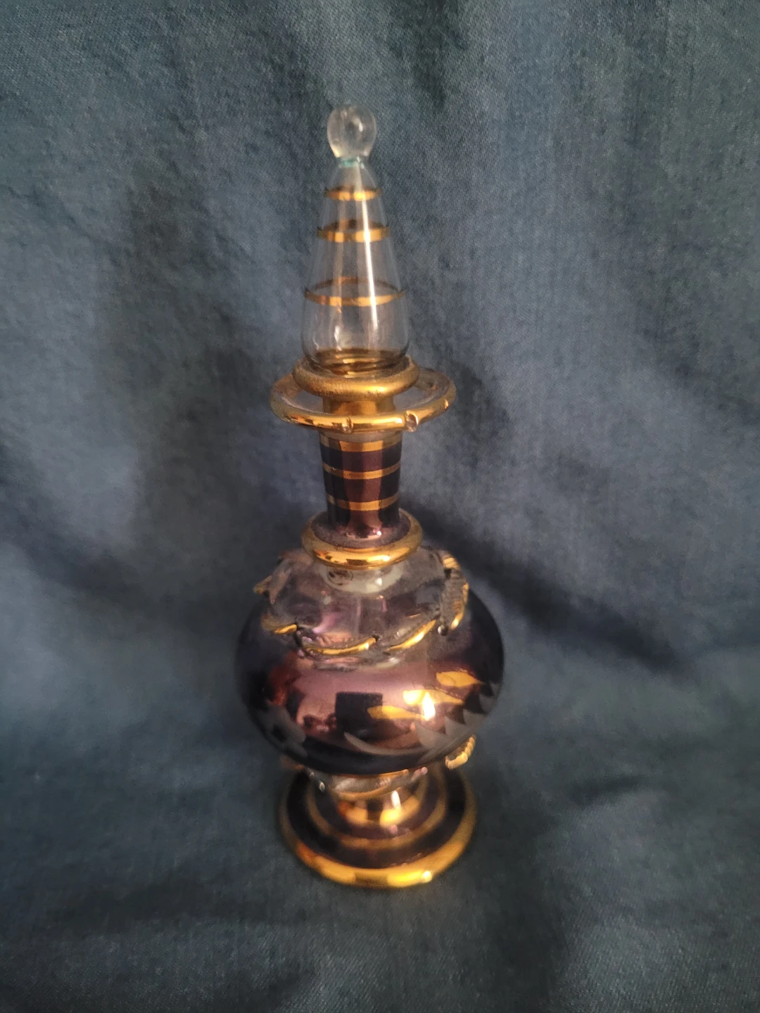 2x Egyptian Vintage Perfume Bottle with Box
