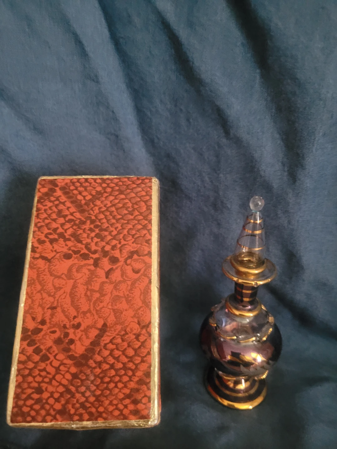 2x Egyptian Vintage Perfume Bottle with Box - photo 3