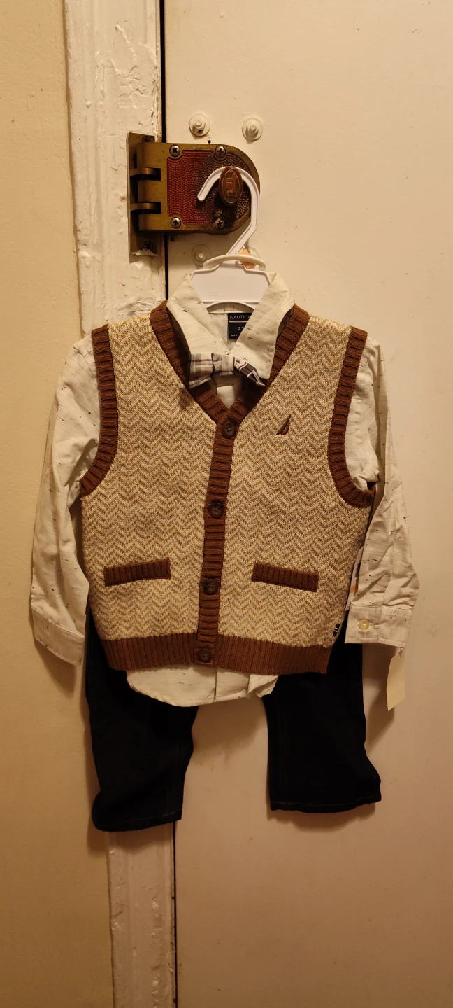 Nautica Baby Boys Dress Set 4 Piece Size 2T