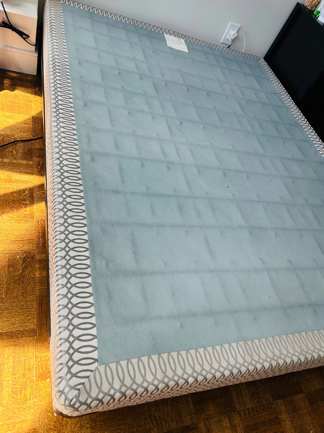 Moving out sale -Metal Bed Frame and Box Spring Set