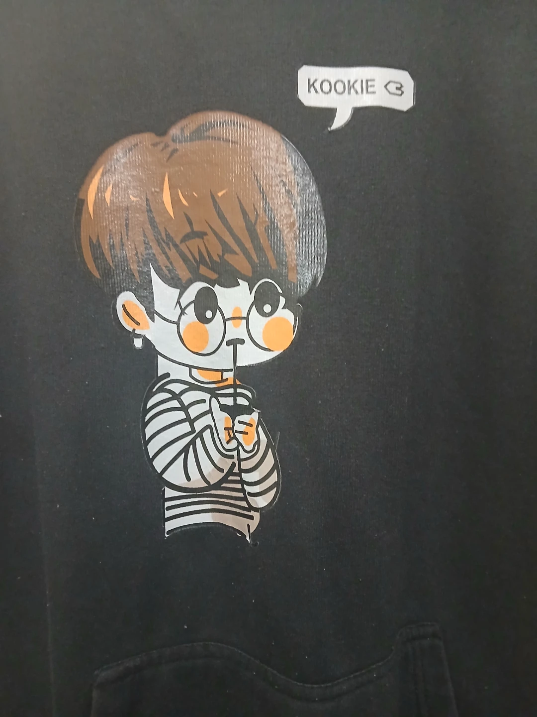Black BTS Merch Hoodie - photo 5