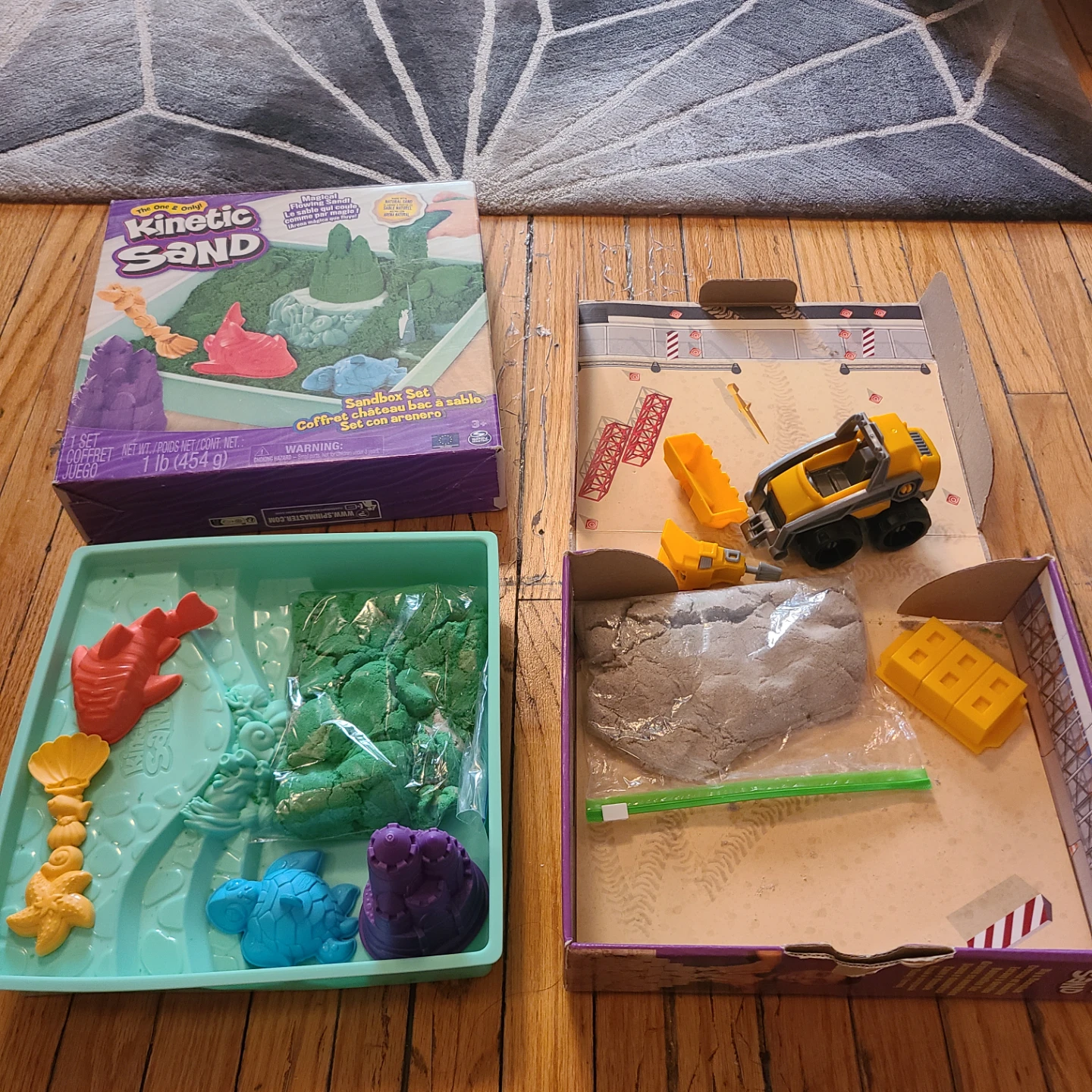 Kinetic Sand Dig & Demolish  + Seaside Sets - photo 2