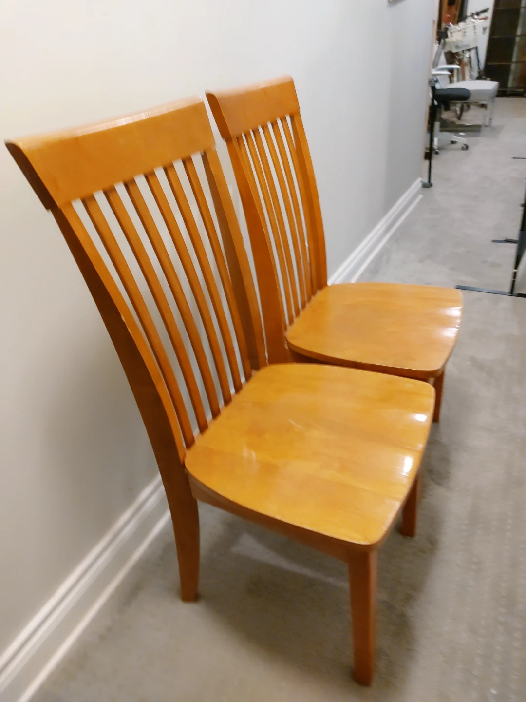 Wooden Dining Chairs (Set of 2) - photo 2
