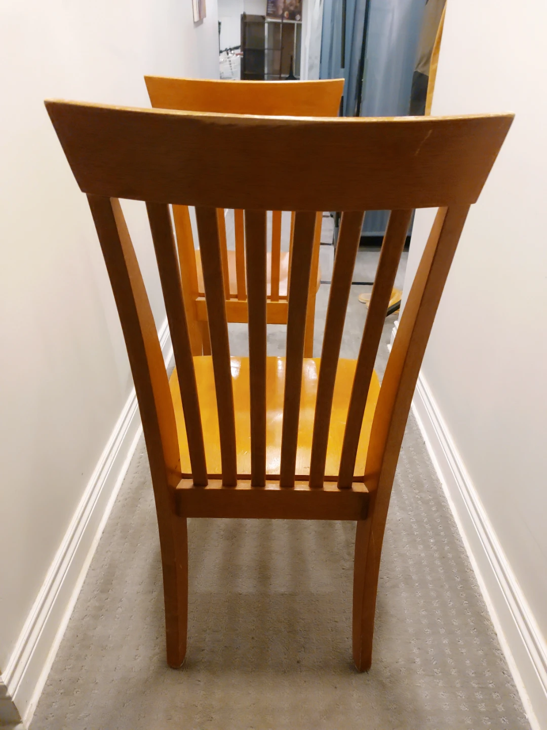 Wooden Dining Chairs (Set of 2) - photo 3