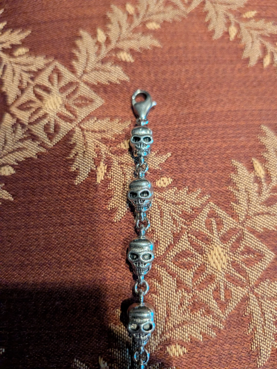 Sterling Silver Skull Bracelet - photo 4