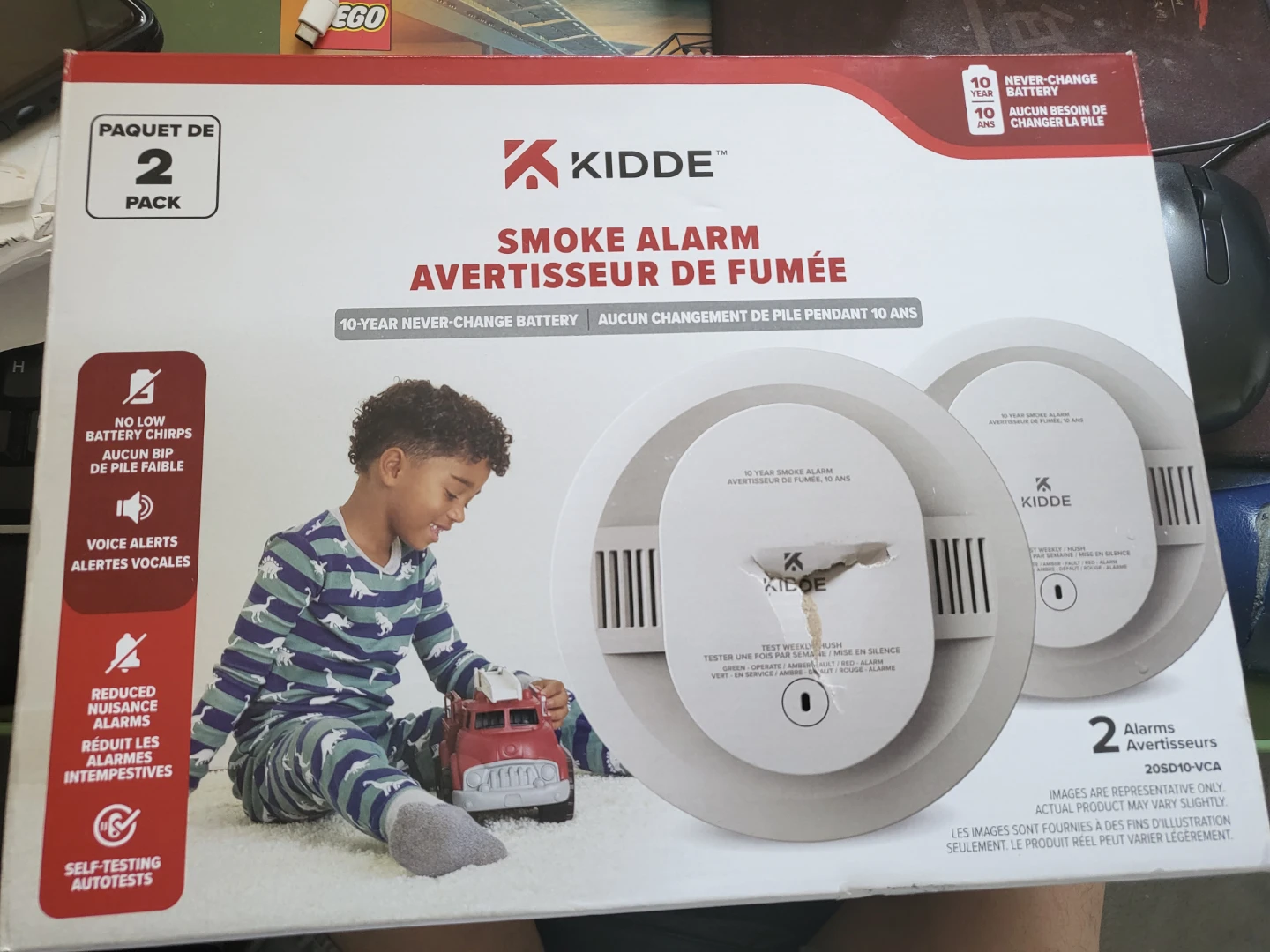 Kidde 2-Pack 10-Year Smoke Alarms
