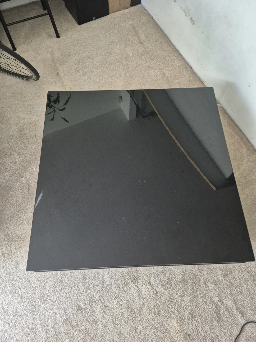 Black Square Coffee Table