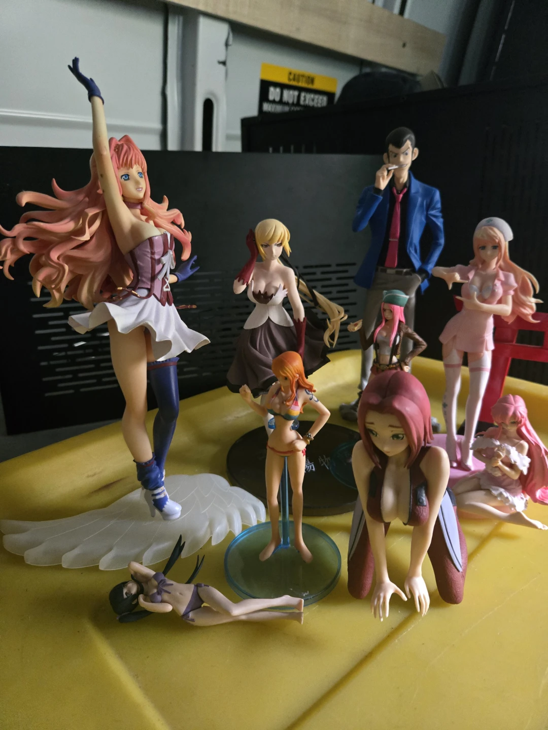 Anime Figure Lot – Lupin III, Code Geass, Macross, One Piece