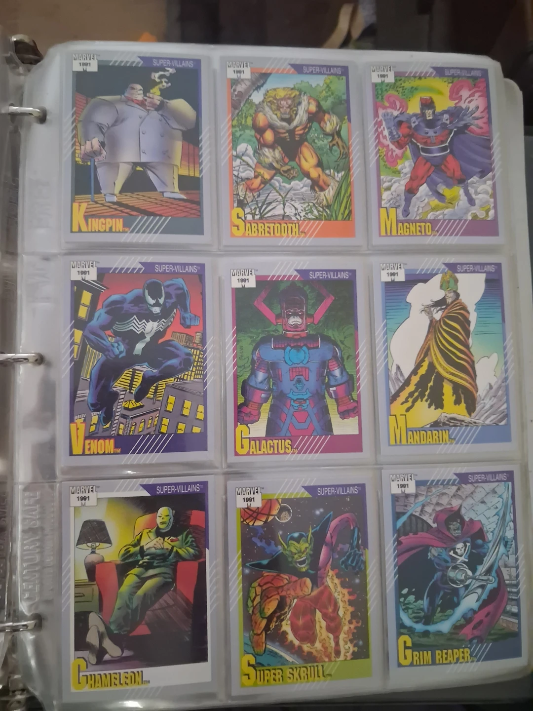 1991 Marvel Super Heroes & Villains Trading Card Collection - photo 5