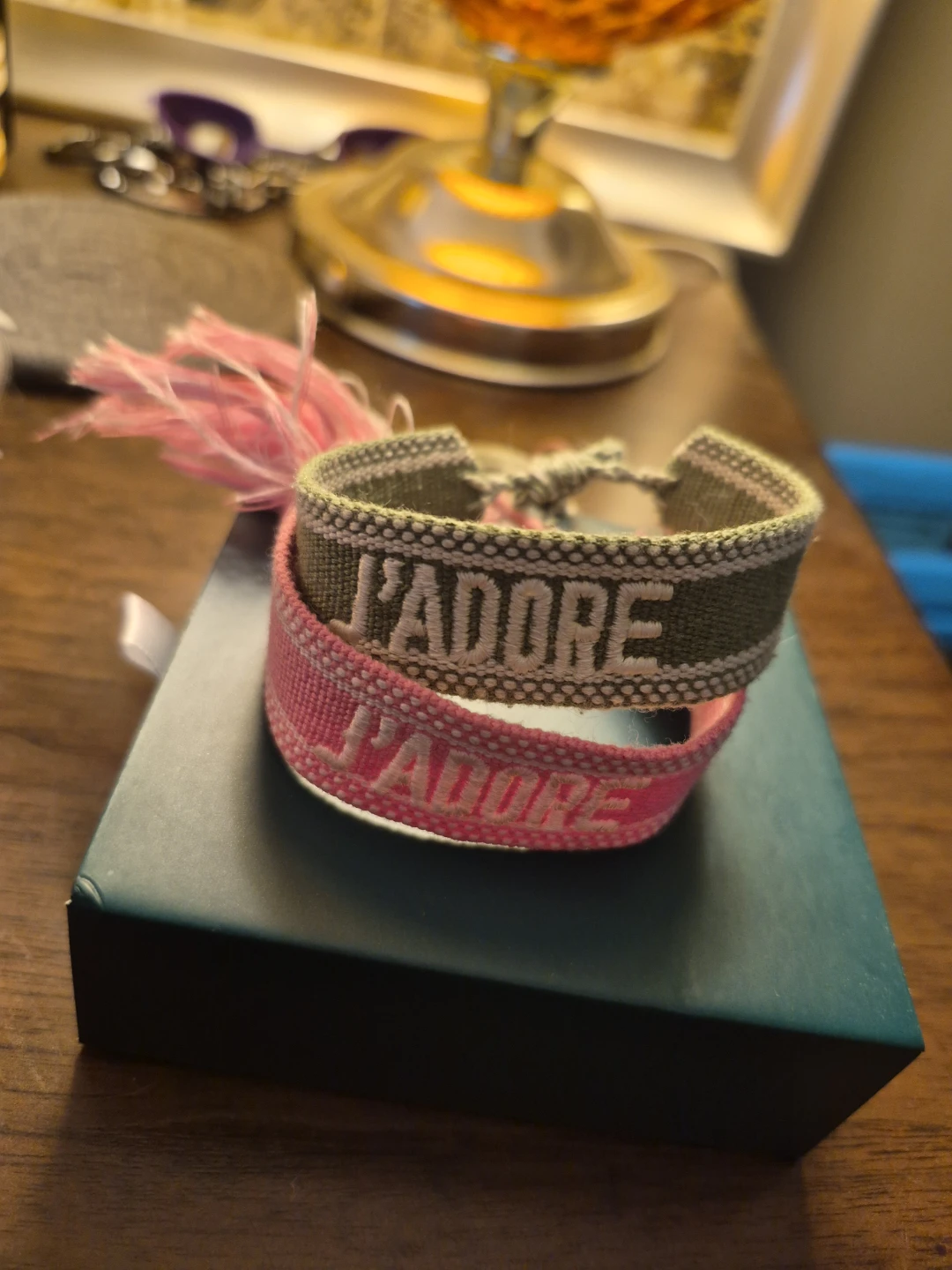 J'ADORE Bracelets - Pink & Green