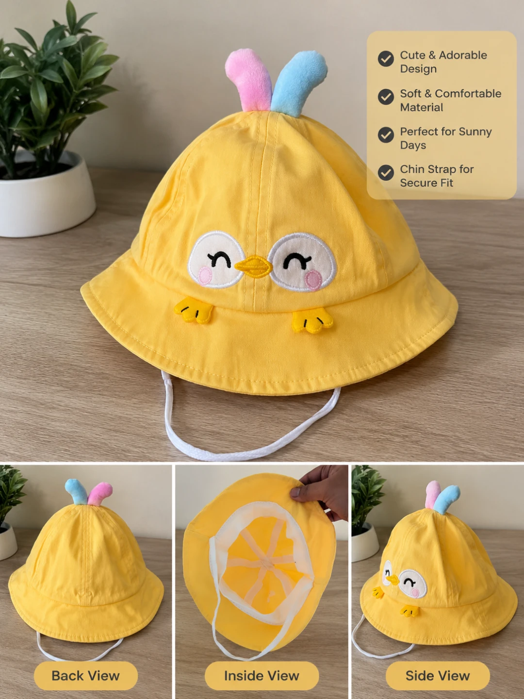Adorable Yellow Chick Bucket Hat 🐥 - photo 2