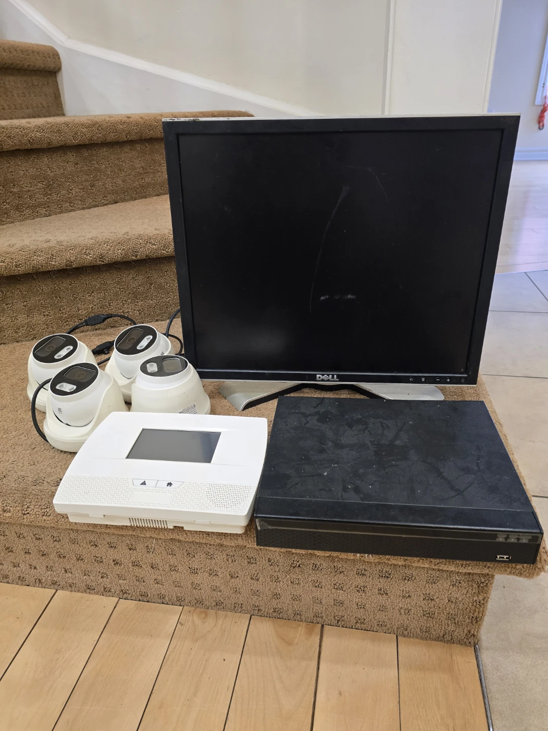 5-in-1 XVR Hybrid HD Video Recorder System with 4 Cameras