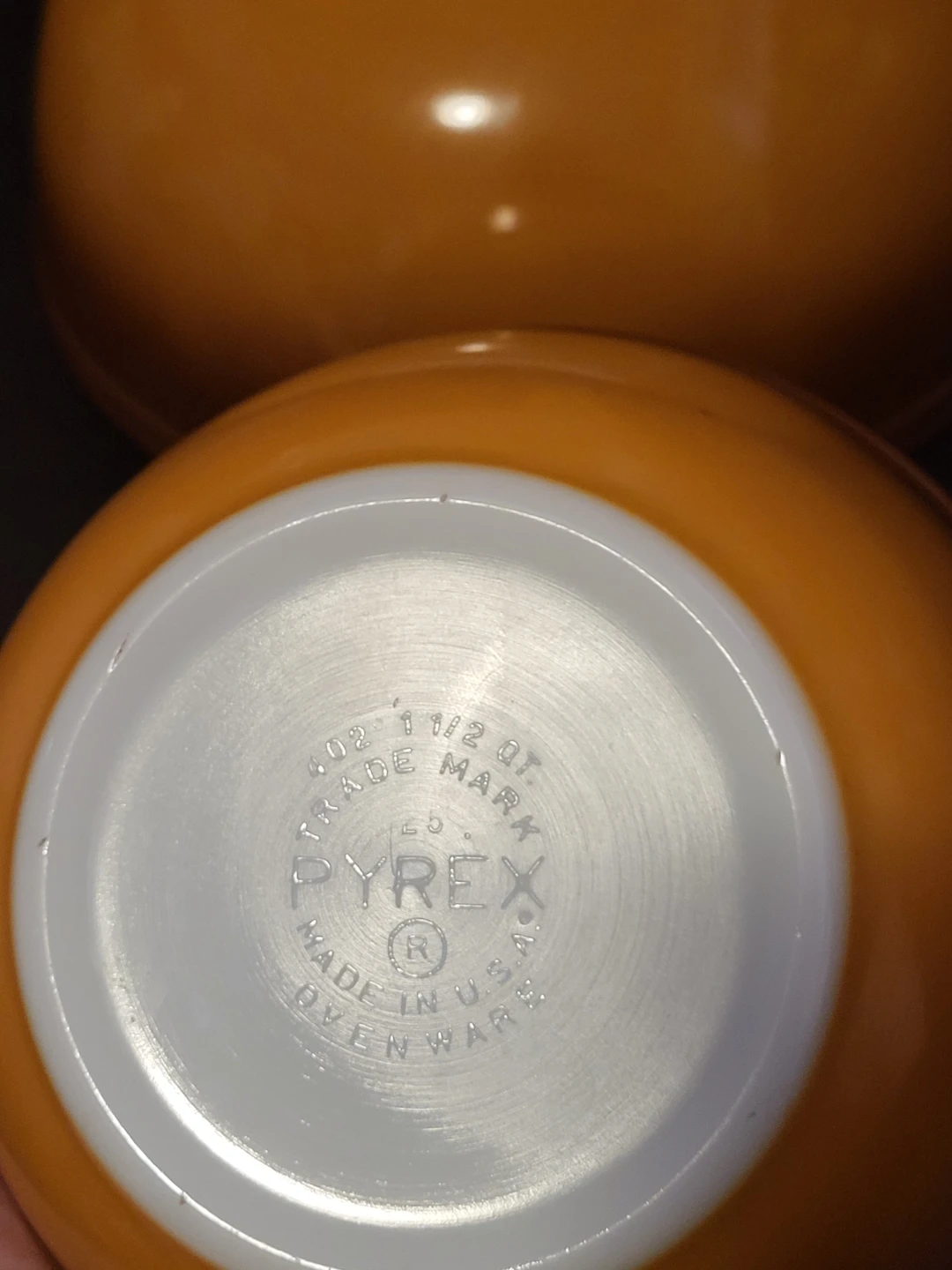 Vintage Pyrex Old Orchard Mixing Bowls - photo 4