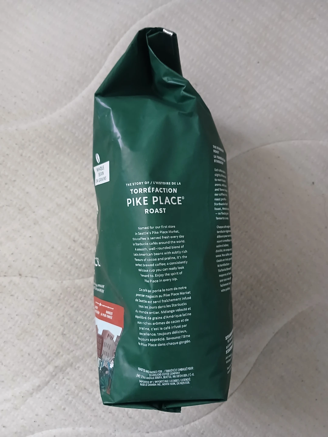 Starbucks Pike Place Roast Whole Bean Coffee - photo 2