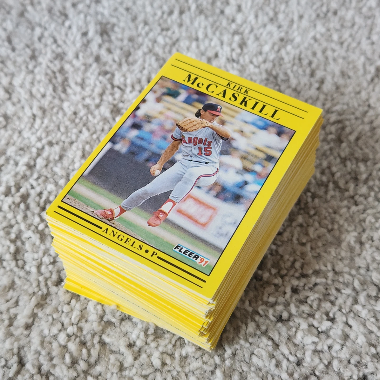 1991 Fleer baseball card   Lot of 150 players