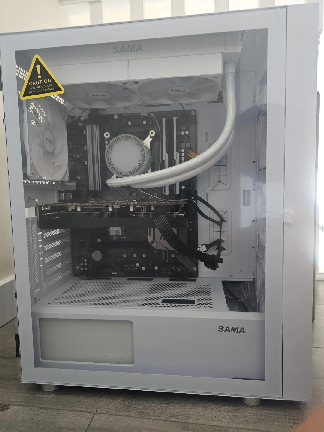 White Gaming PC. Almost Parts are Brand New! Window 11 Pro - photo 3