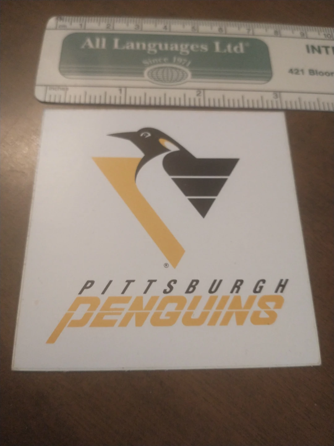 1994-1995 Pittsburgh Penguins 3" Sticker