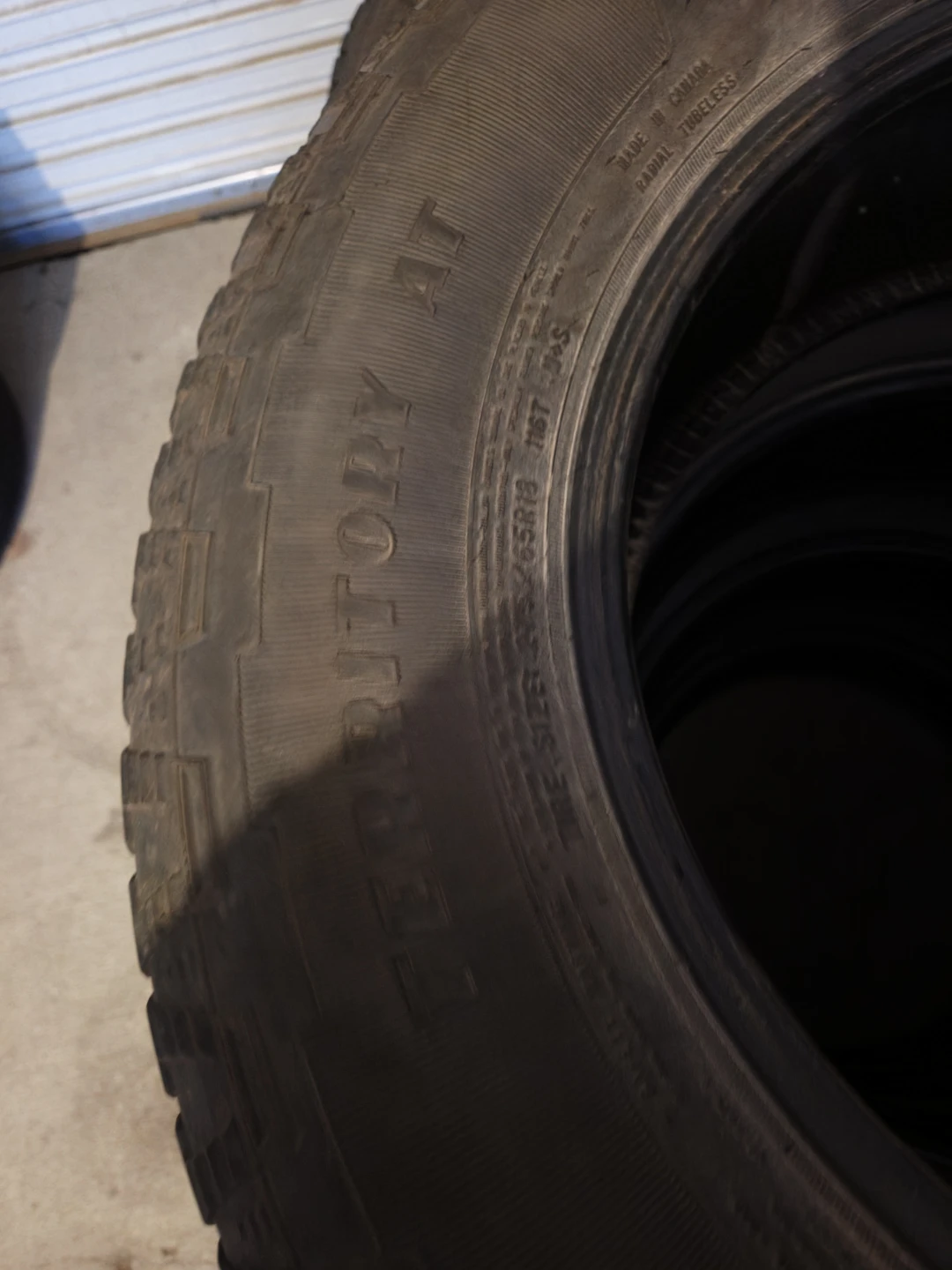 275/65R18 Goodyear Wrangler Territory AT Tires - photo 3