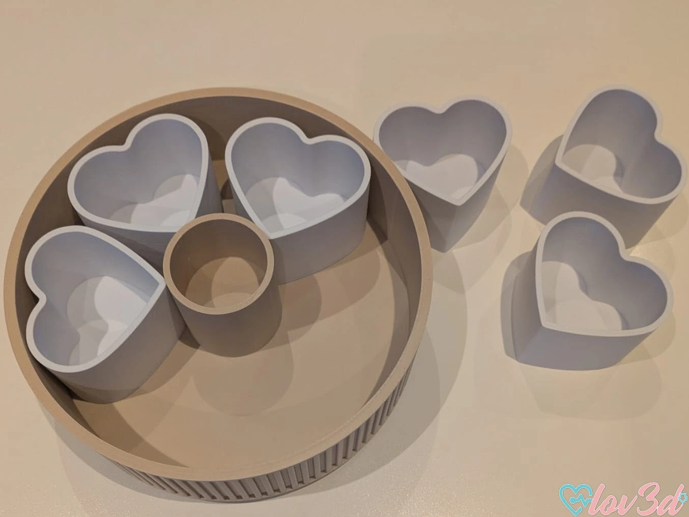 Heart Shaped Snack Serving Tray - photo 3