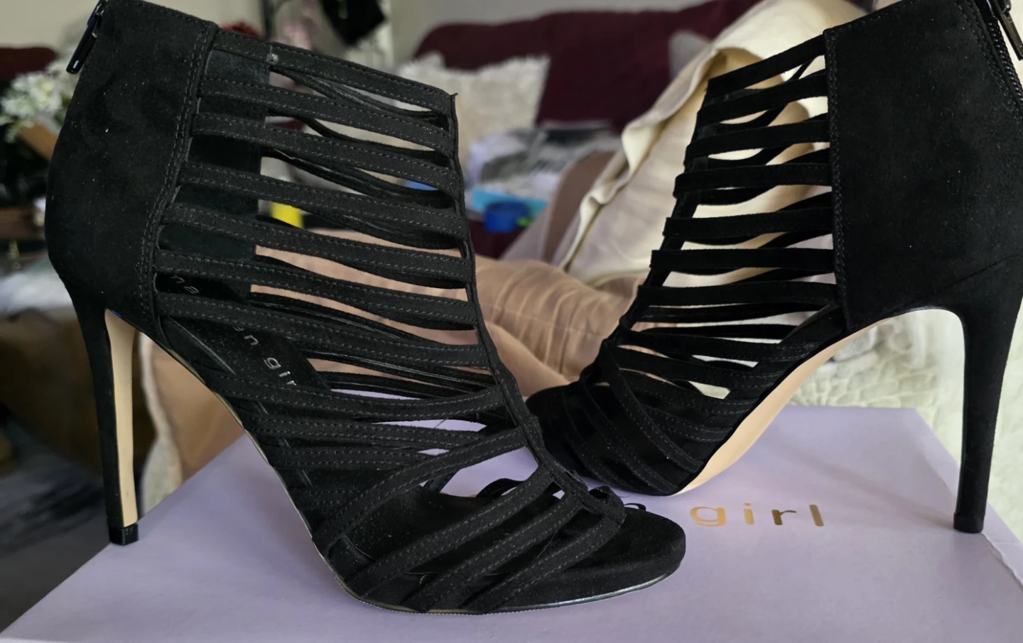 Madden Girl Black Strappy Heels - photo 2