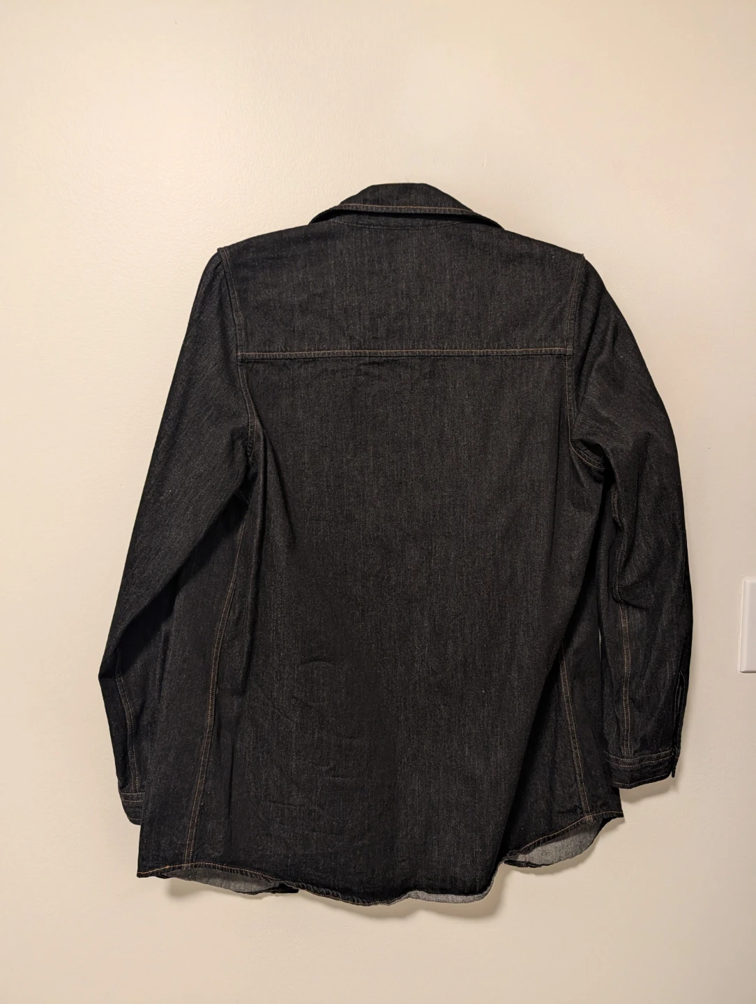 Dark Wash Denim Shirt Jacket | New - photo 2