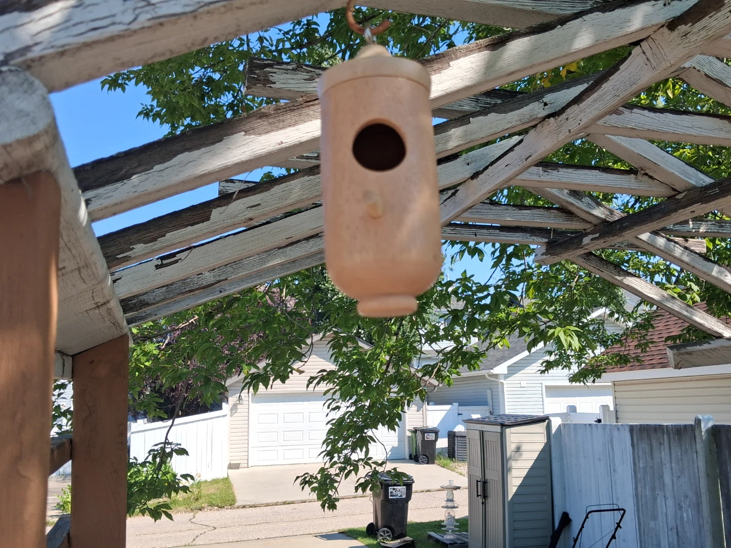 Glass Jar Bird Feeder