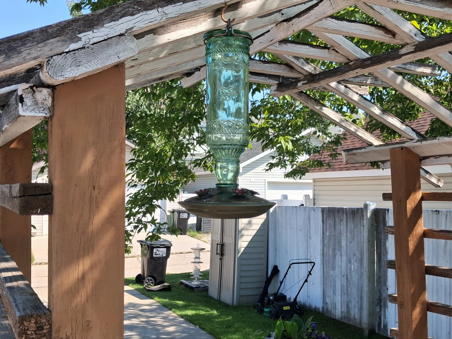 Glass Jar Bird Feeder - photo 3