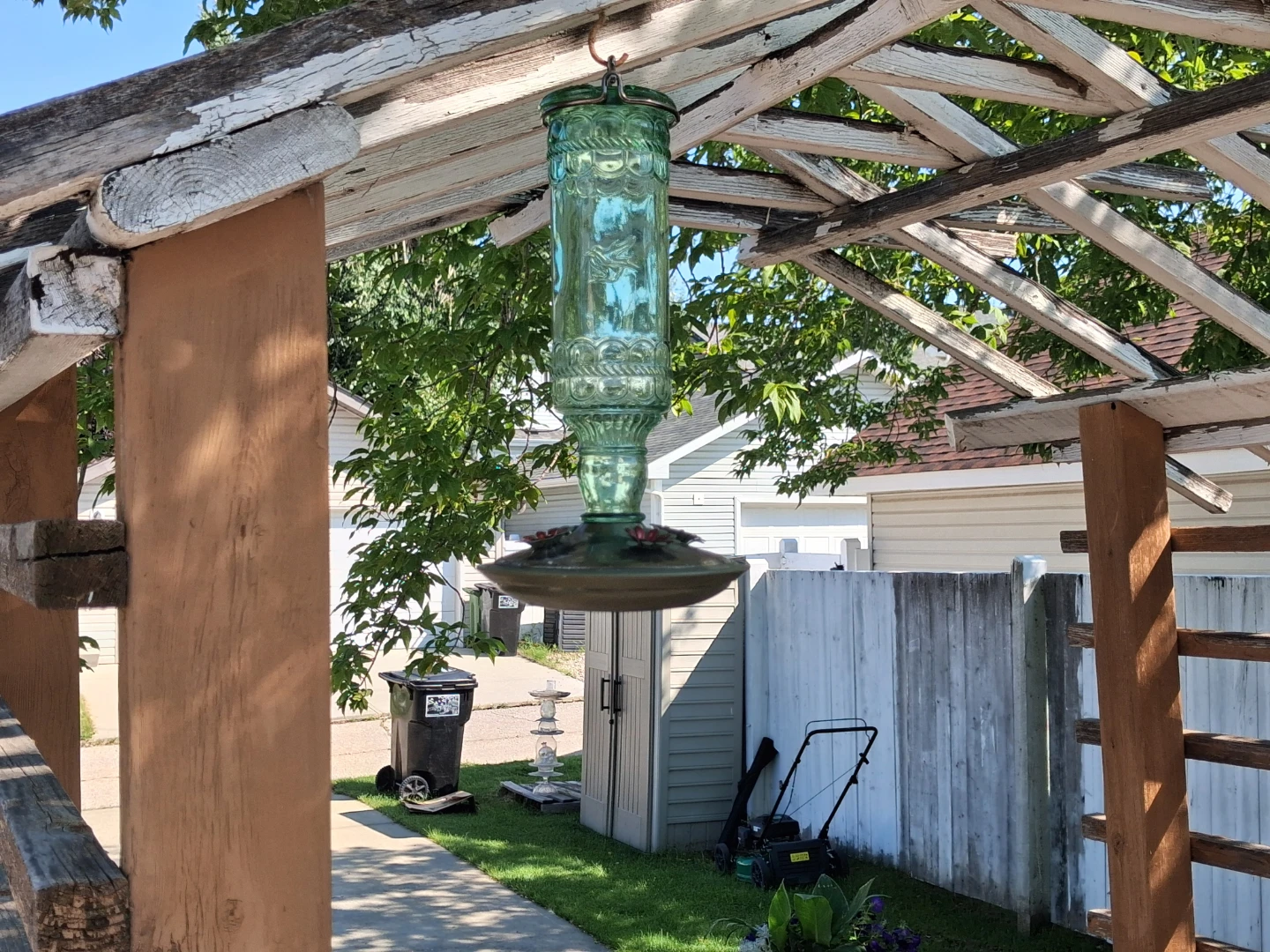 Glass Jar Bird Feeder - photo 5
