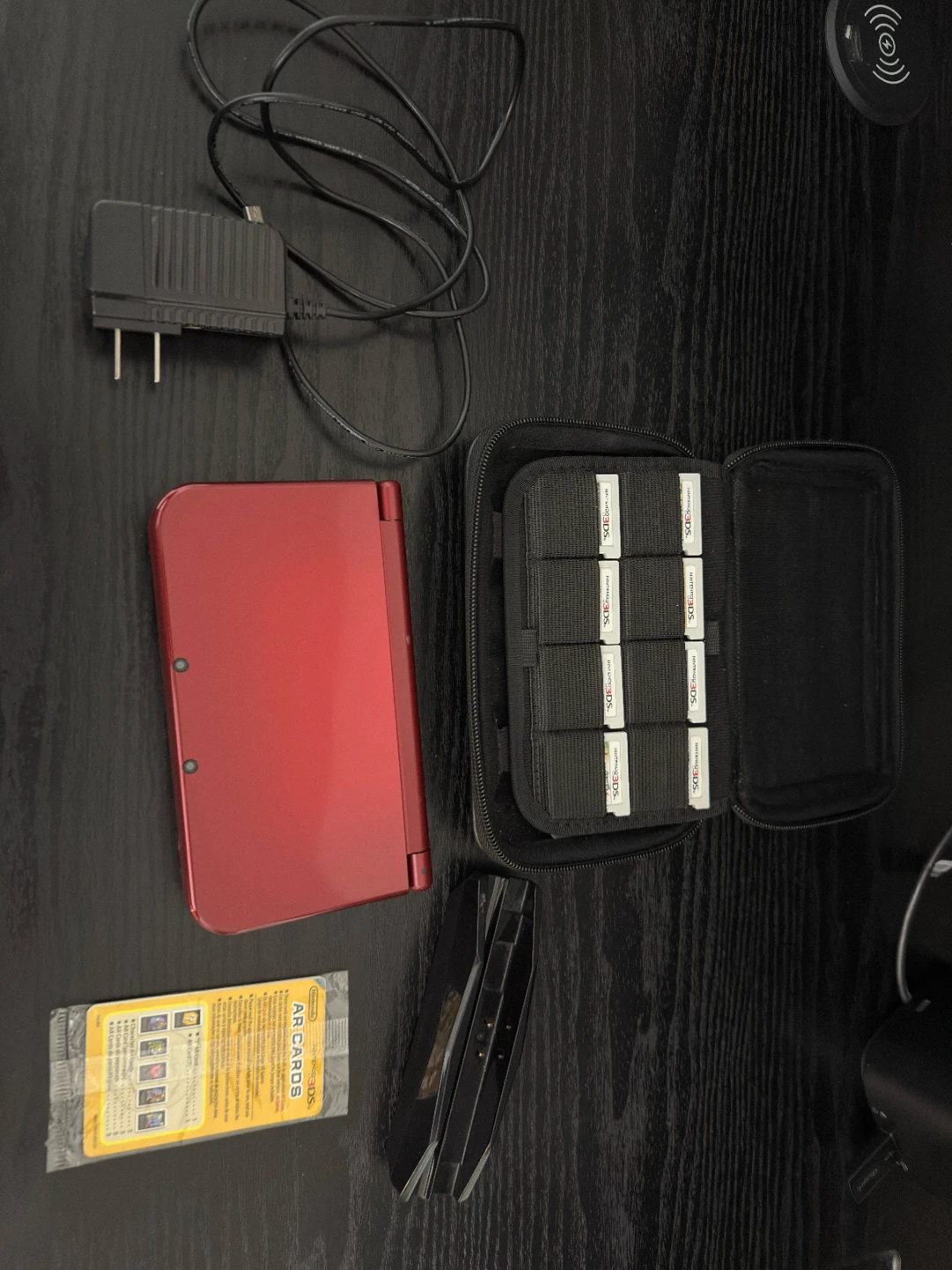 Nintendo 3DS XL (Modded w/ Luma3DS, Top IPS Screen) + 8 Games - photo 3