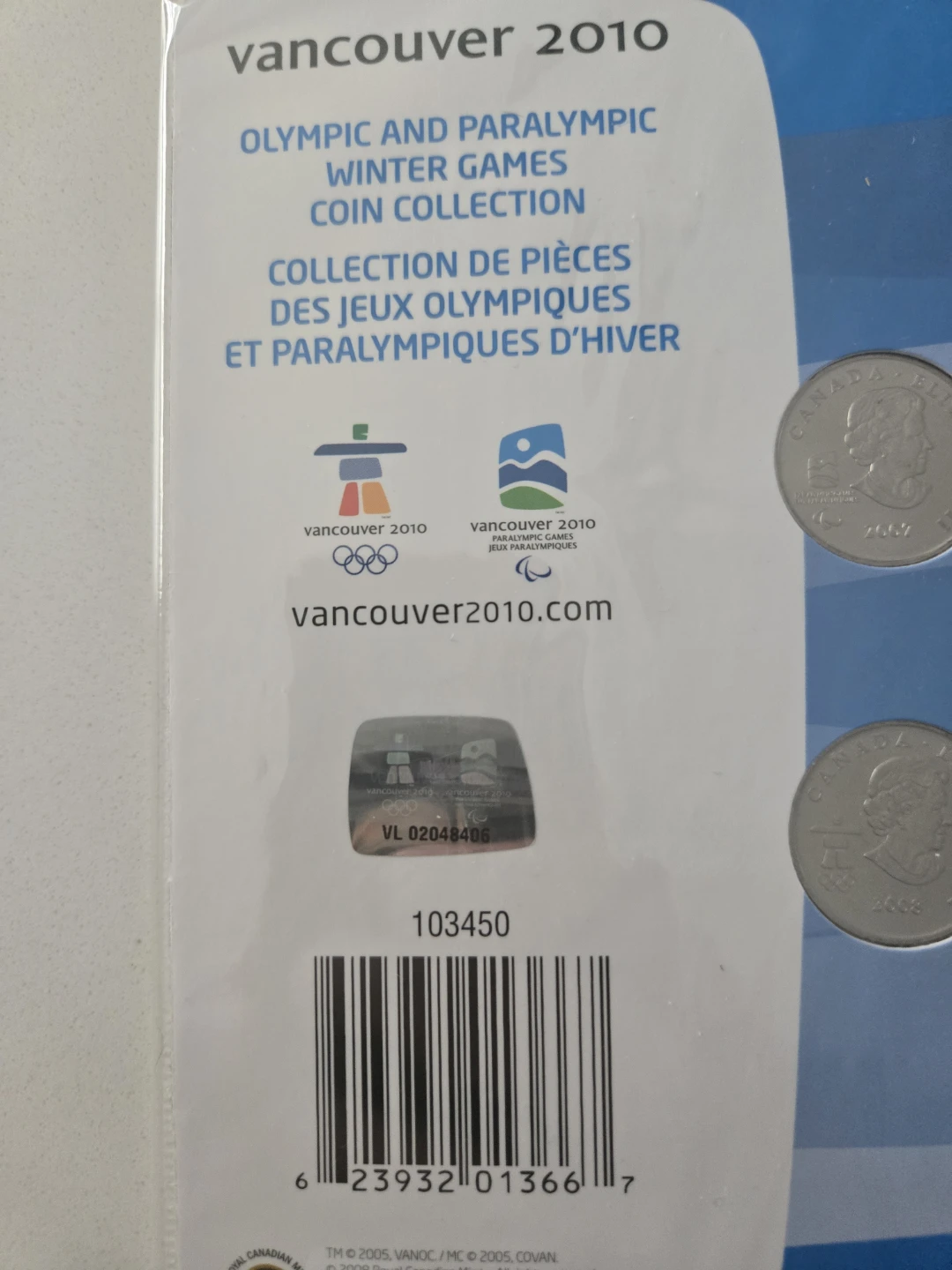 Vancouver 2010 Olympic & Paralympic Winter Games Coin Collection - photo 3