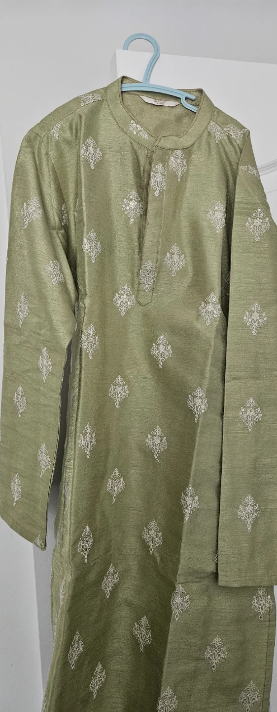 13 to 14 years boys  Kurta Pajama Set with Nehru Jacket - photo 2