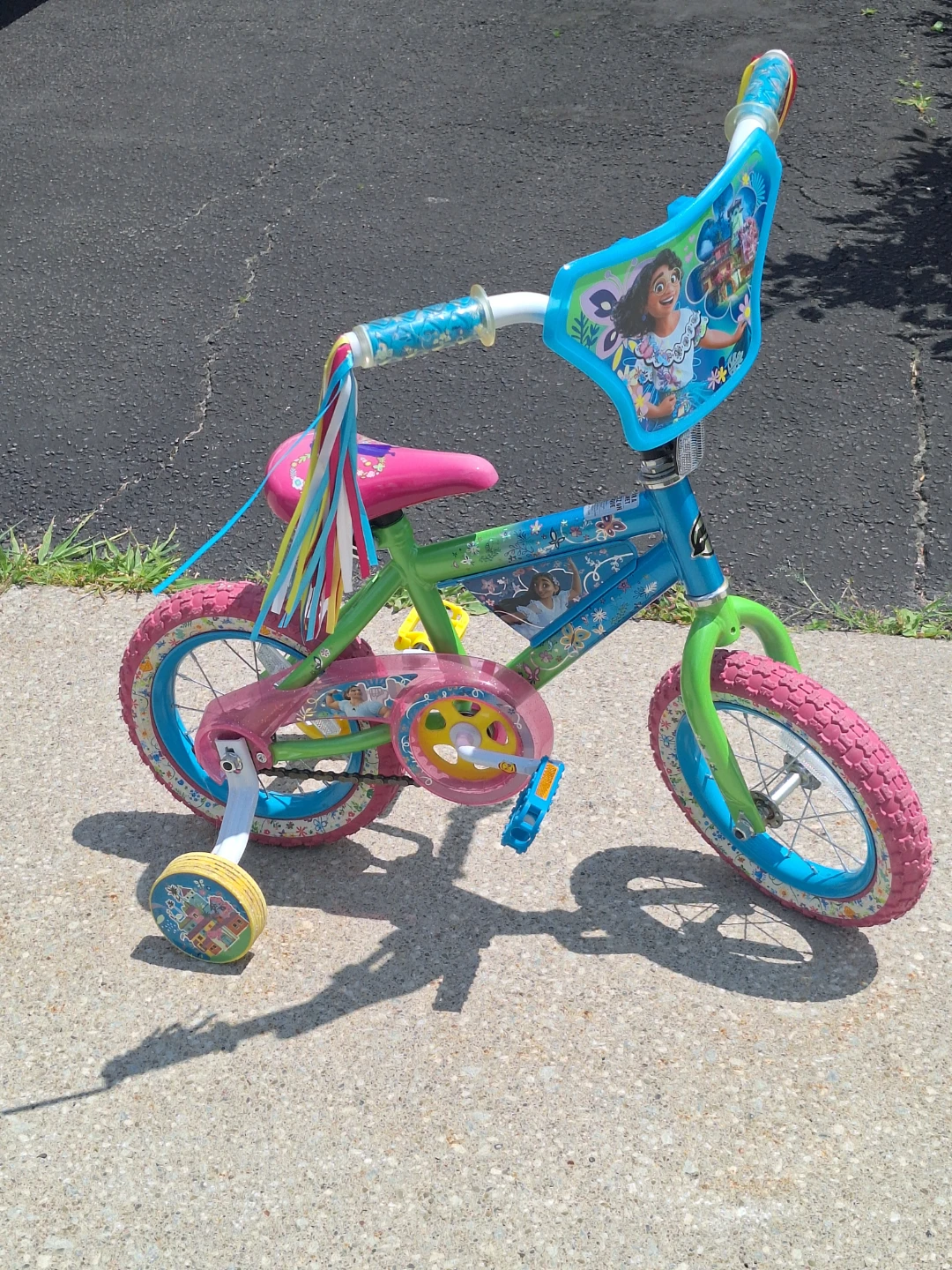 Kids Bike with Mirabel from Encanto Decoration