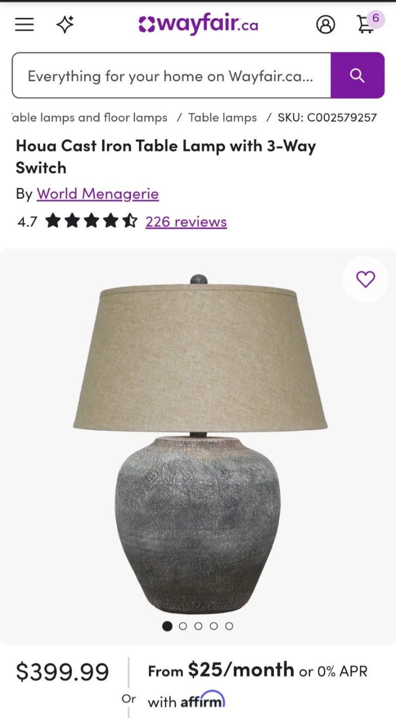 Mayfair Table Lamp