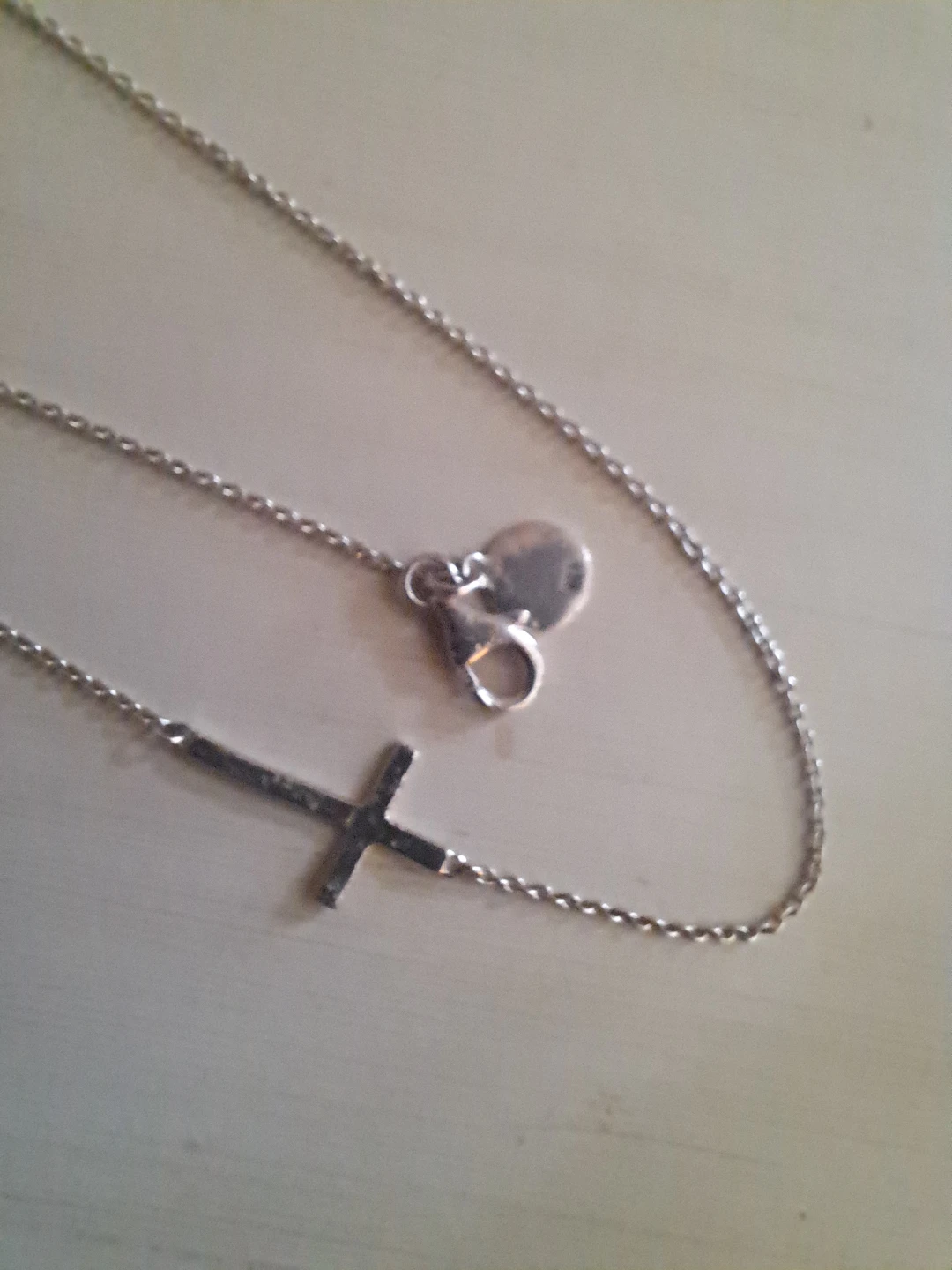 Stella & Dot Sterling Silver 925 Cross Necklace - photo 4