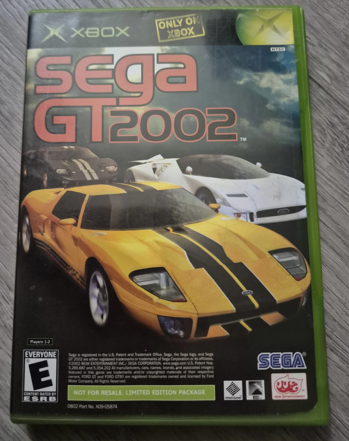 Xbox Sega GT 2002 /Jsrf video game bundle