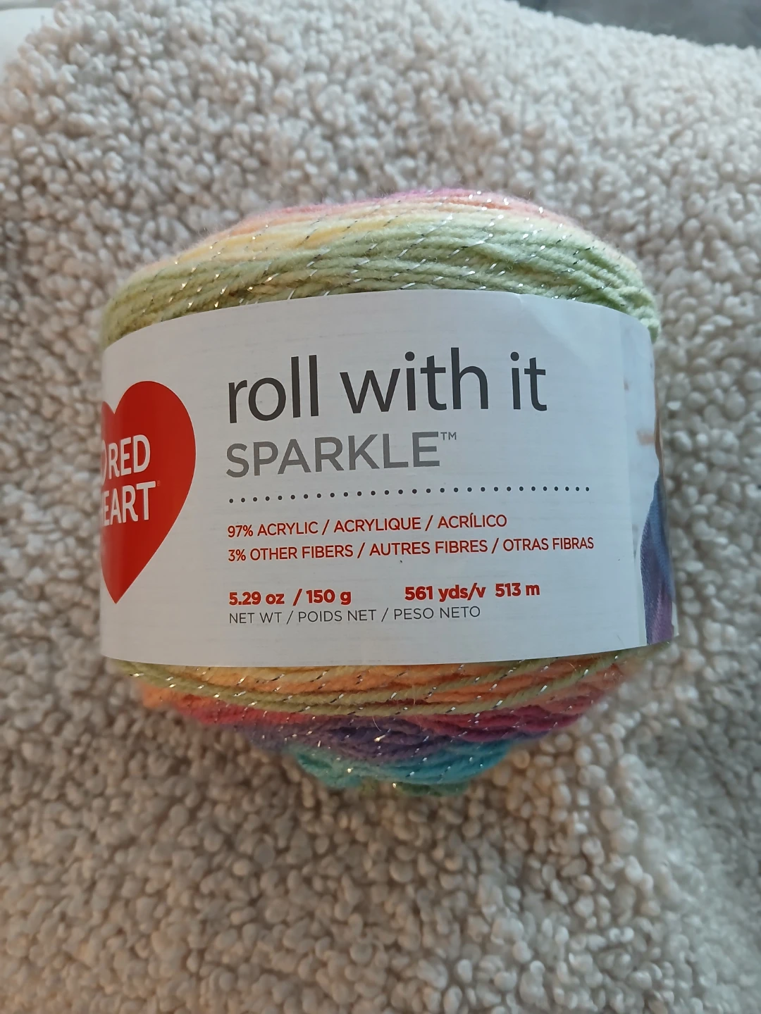 Brand new Red Heart Sparkle yarn