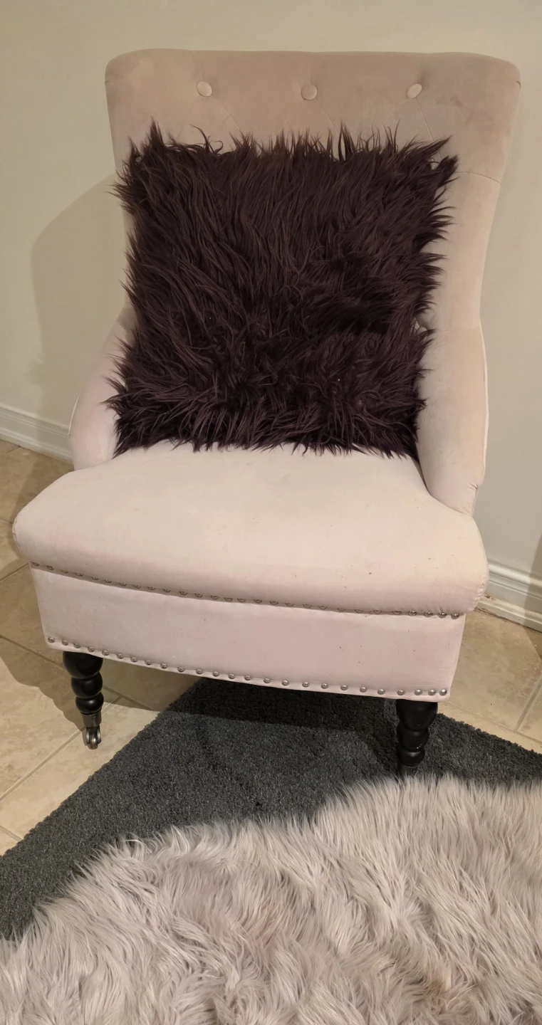 Light pink modern accent chair (SET OF 2) - photo 2