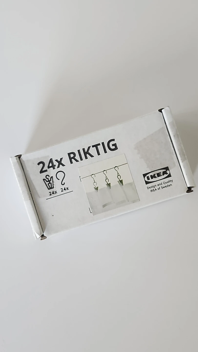 Ikea RIKTIG curtain hooks