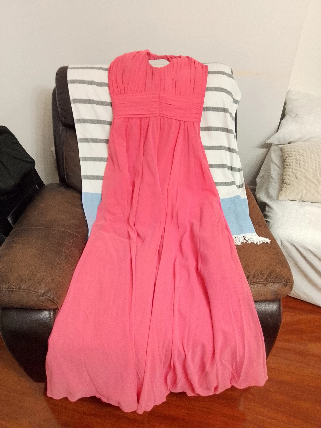 Mori Lee by Madeline Gardner Pink Strapless Dress