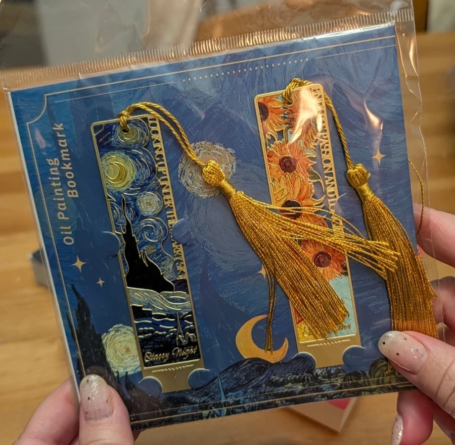 Oil Painting Bookmarks - Van Gogh & Sunflower Designs - photo 2