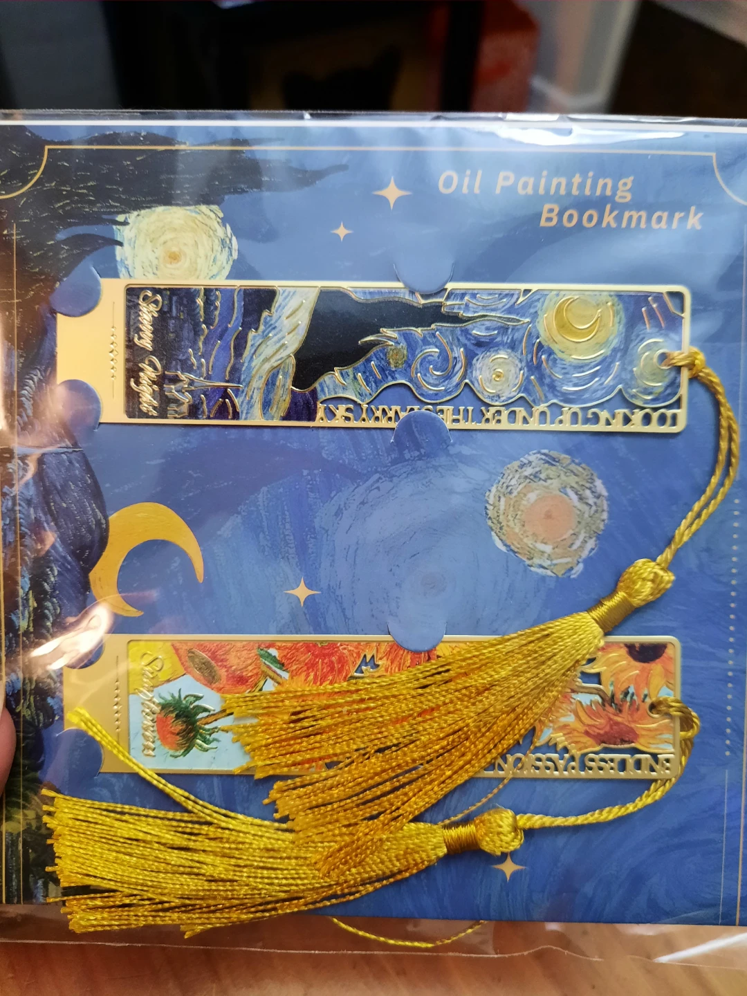 Oil Painting Bookmarks - Van Gogh & Sunflower Designs - photo 3