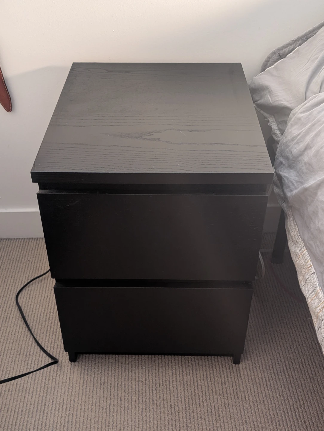 Two drawer Ikea nightstand - photo 2