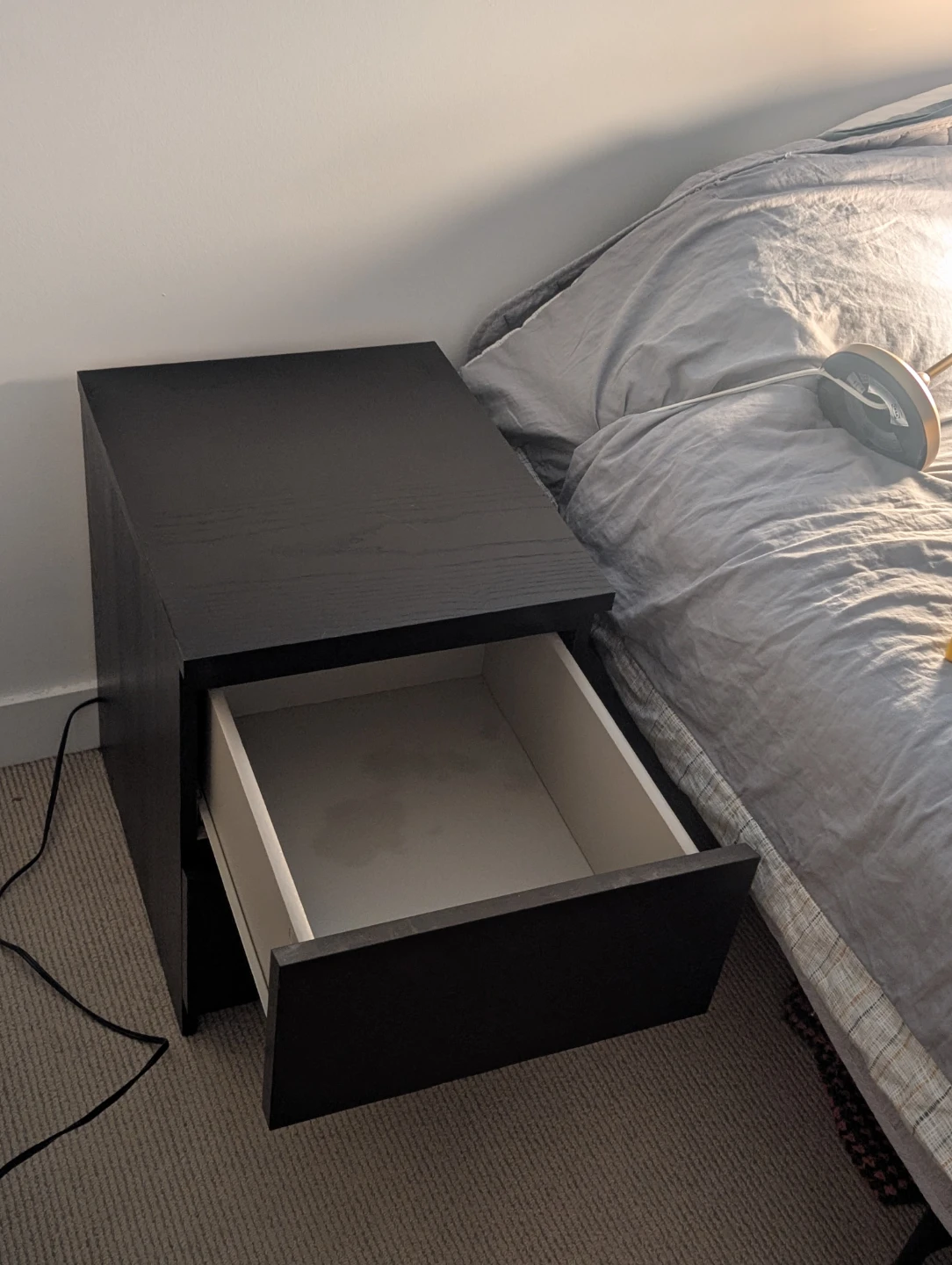 Two drawer Ikea nightstand - photo 4