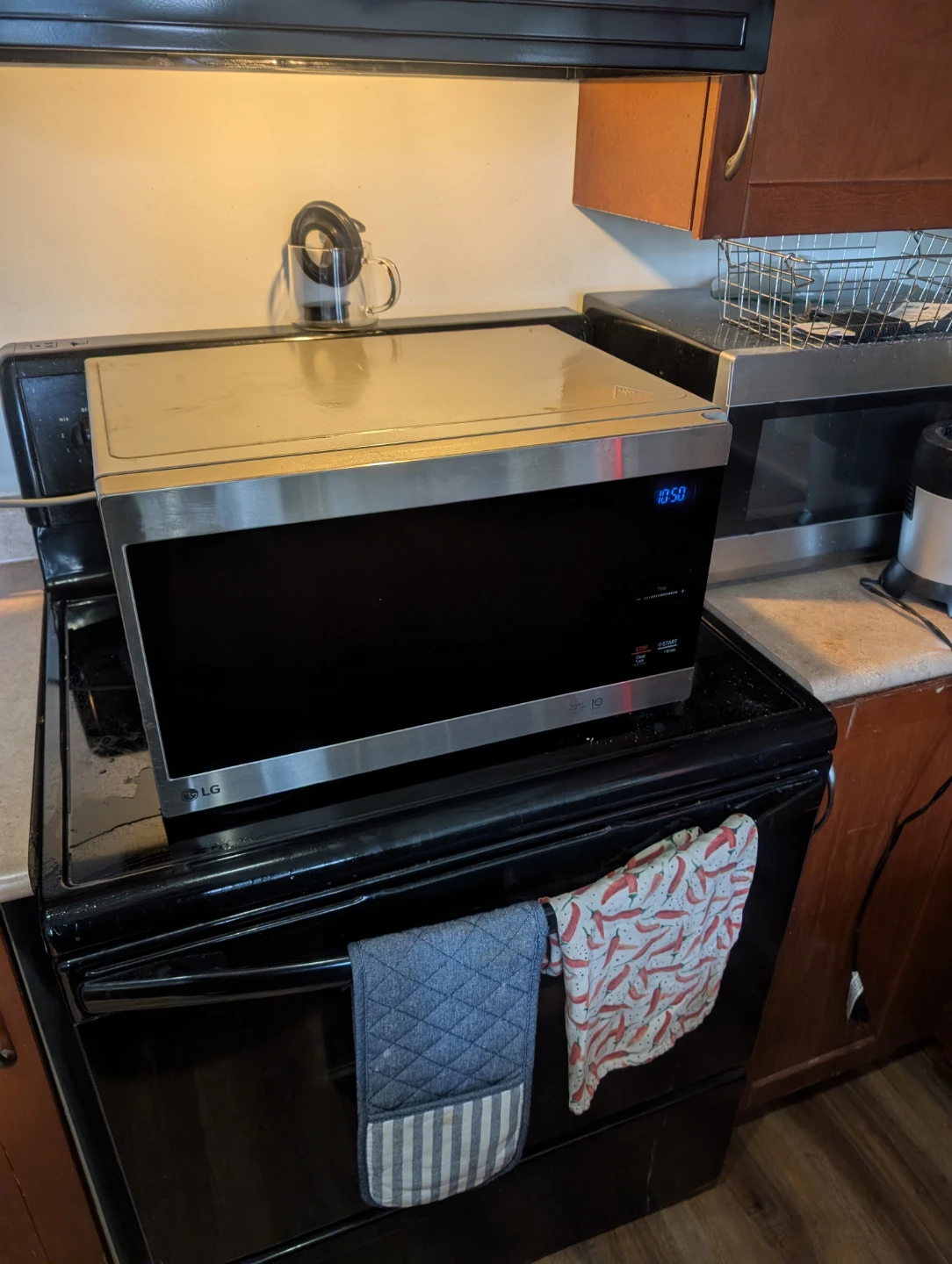 Stainless Steel LG Microwave