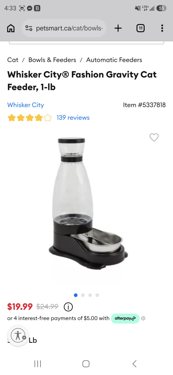 Pet Gravity Feeder Waterer