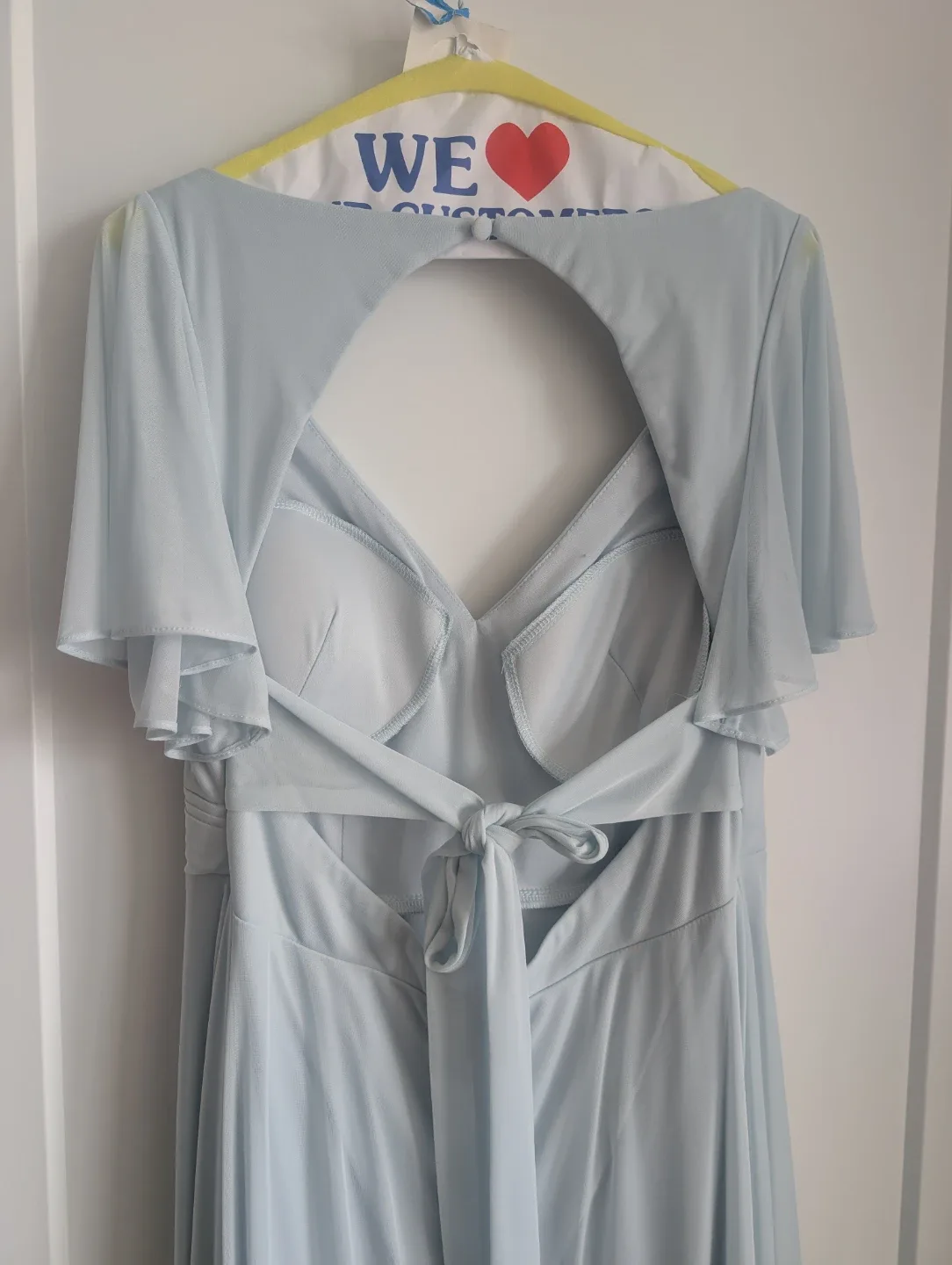 Azazie Induh Bridesmaid Dress in Sky Blue Chiffon - photo 4