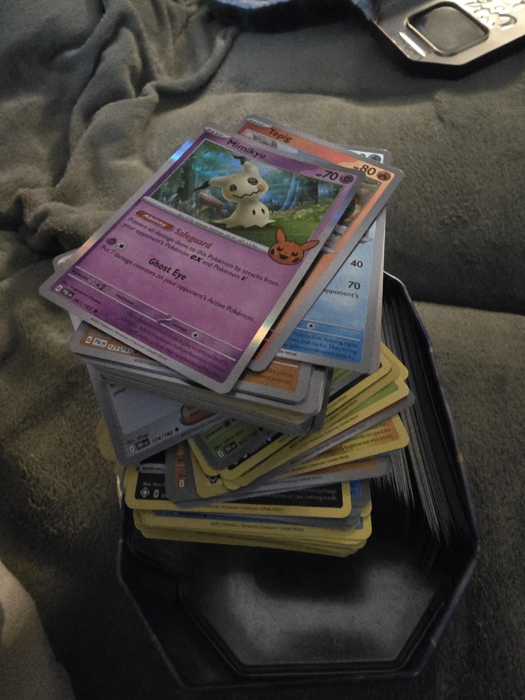 Pokemon 500 Cards Shiny and not shiny  with Tin - photo 2