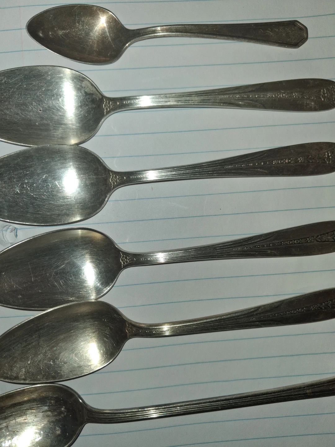 Set of 6 Silver Plated Spoons